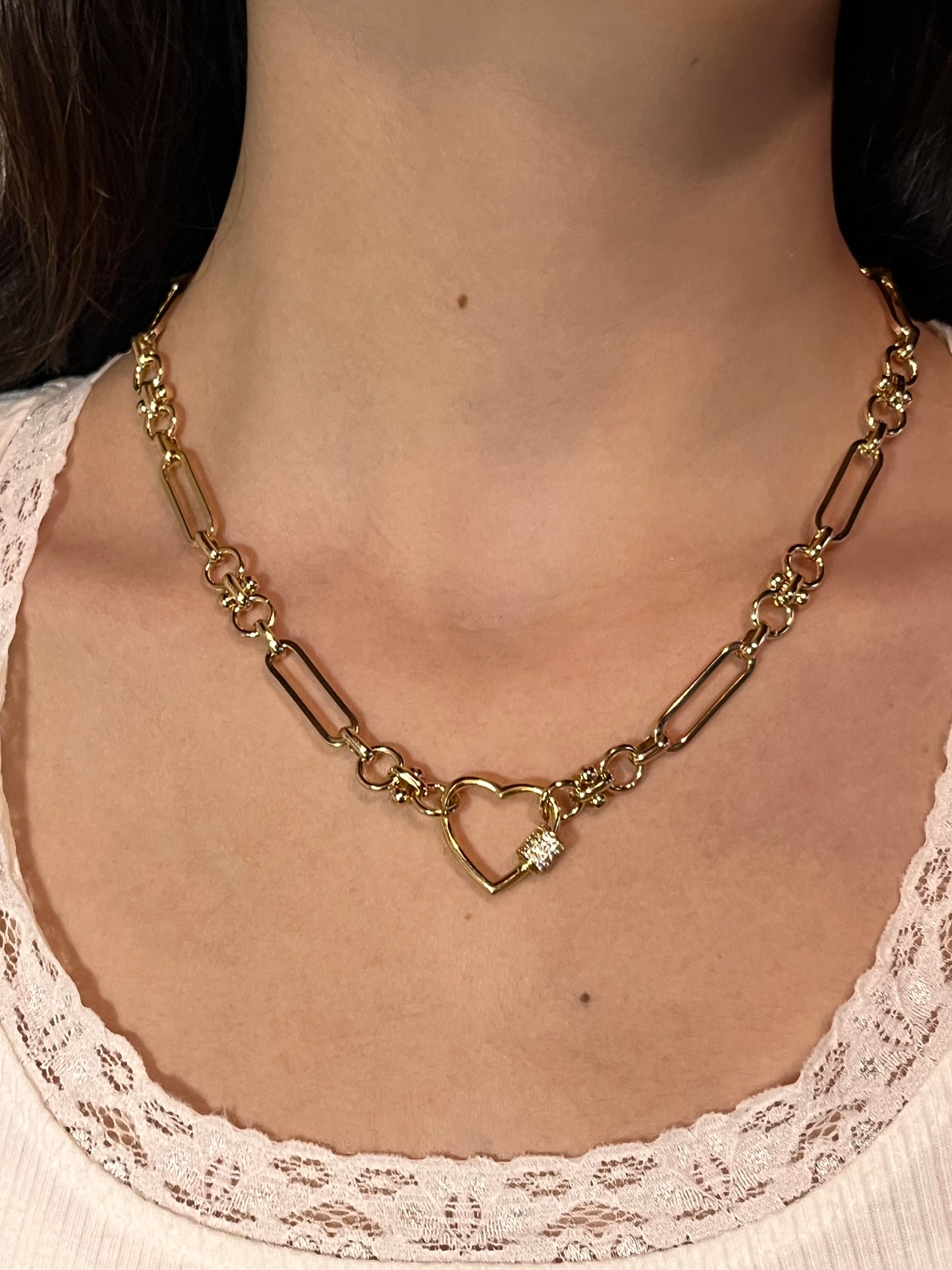 Mixed link chain