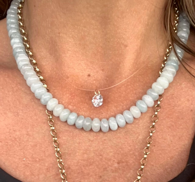 Chalcedony necklace