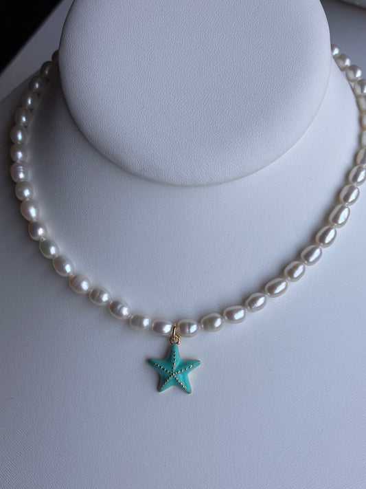 Freah water pearls necklace