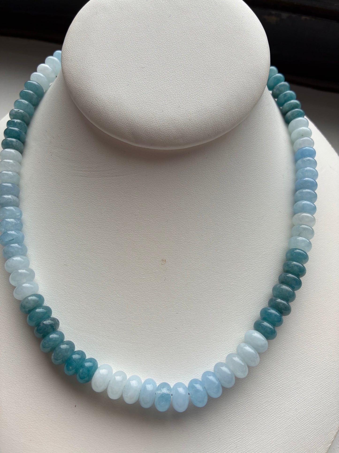 Blue Chalcedony hues necklace