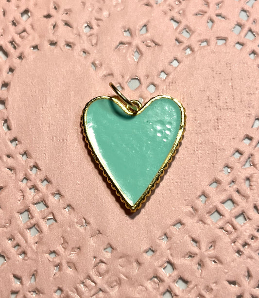 Pastel green heart
